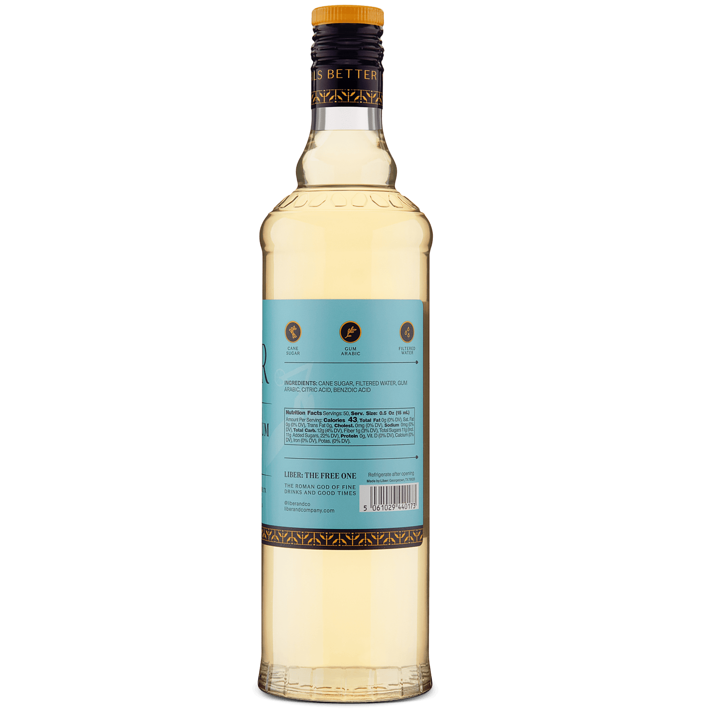 Liber & Co. - Classic Gum Syrup: 375 mL