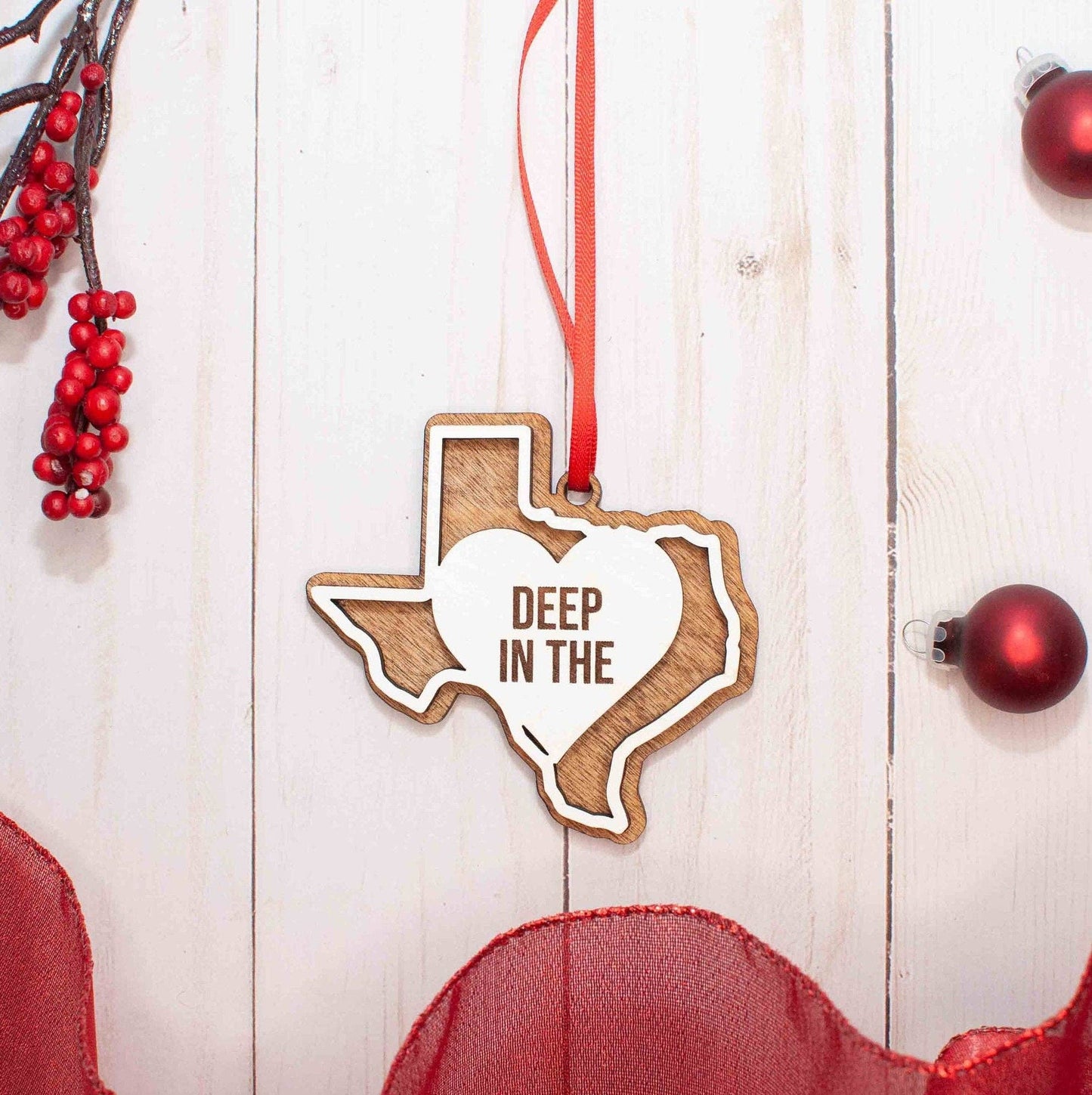The Little Ornament Shop - Deep in the heart of Texas Christmas Ornament