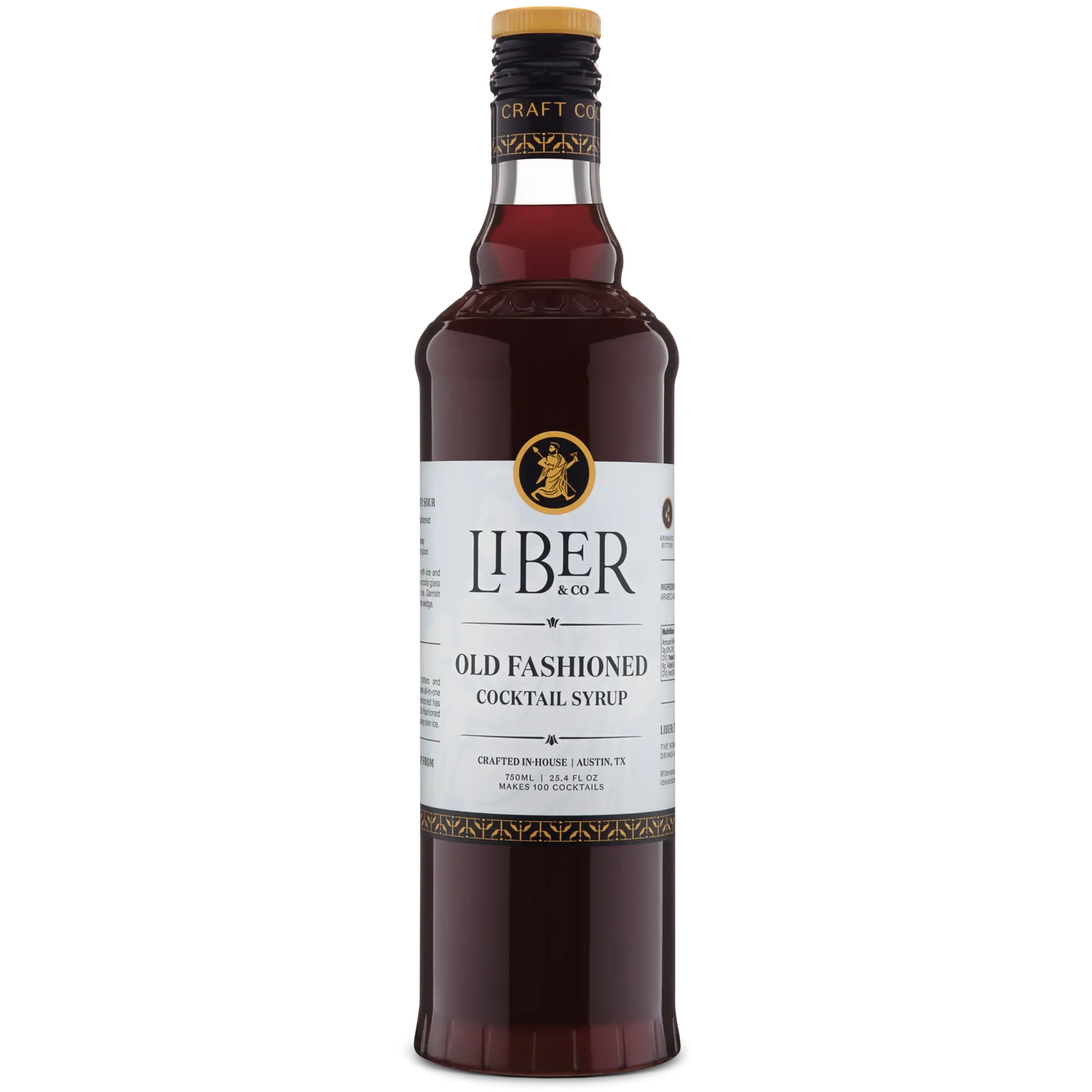 Liber & Co. - Old Fashioned Cocktail Syrup: 375 mL