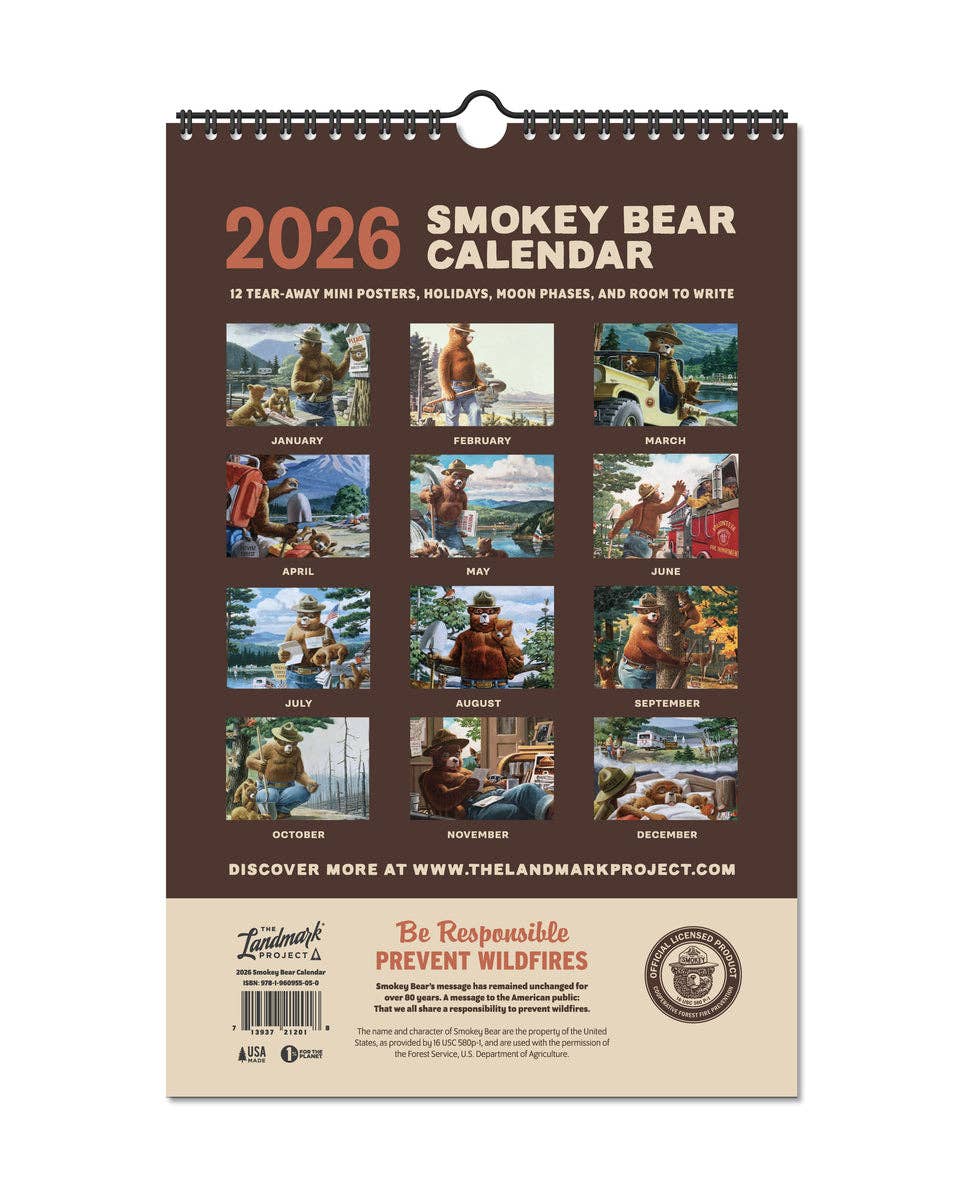 The Landmark Project - 2026 Smokey Bear Calendar