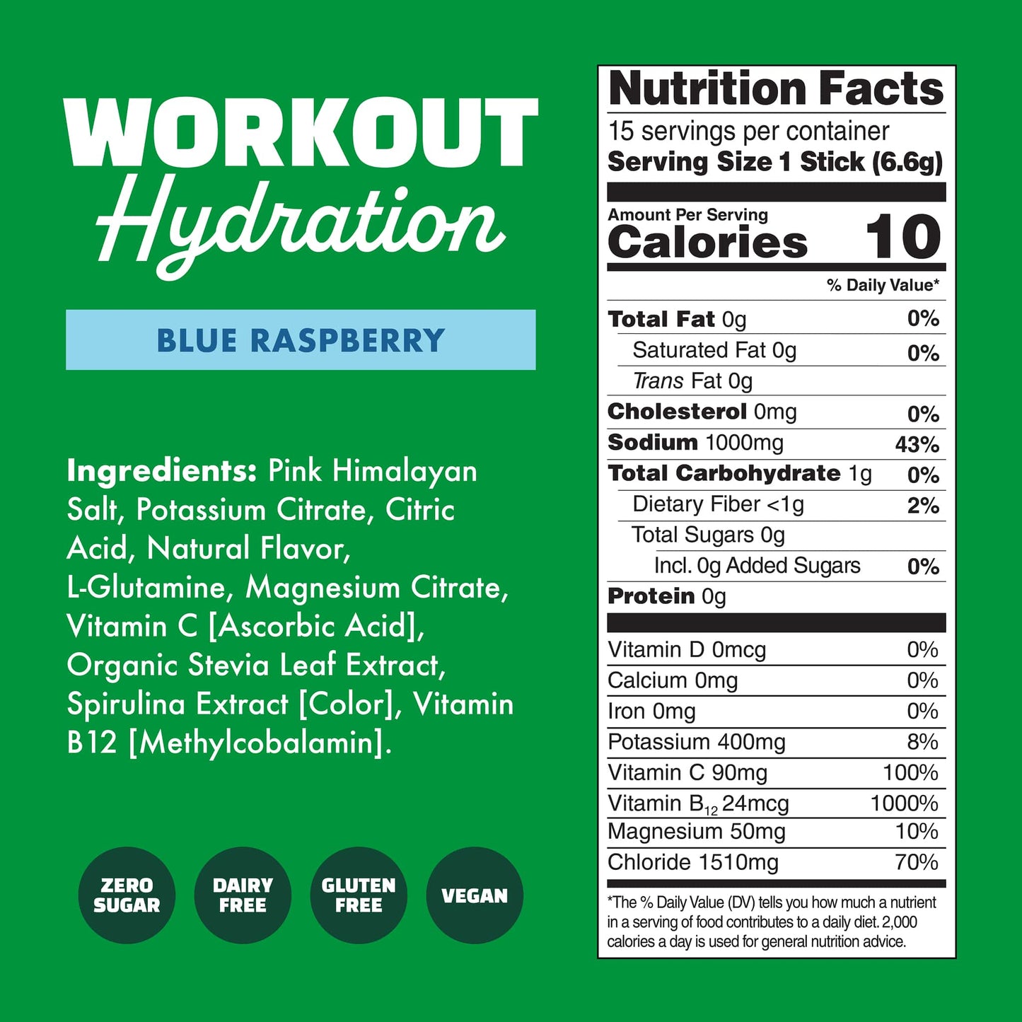 Waterboy - Workout Hydration: Strawberry Lemonade / 15pk