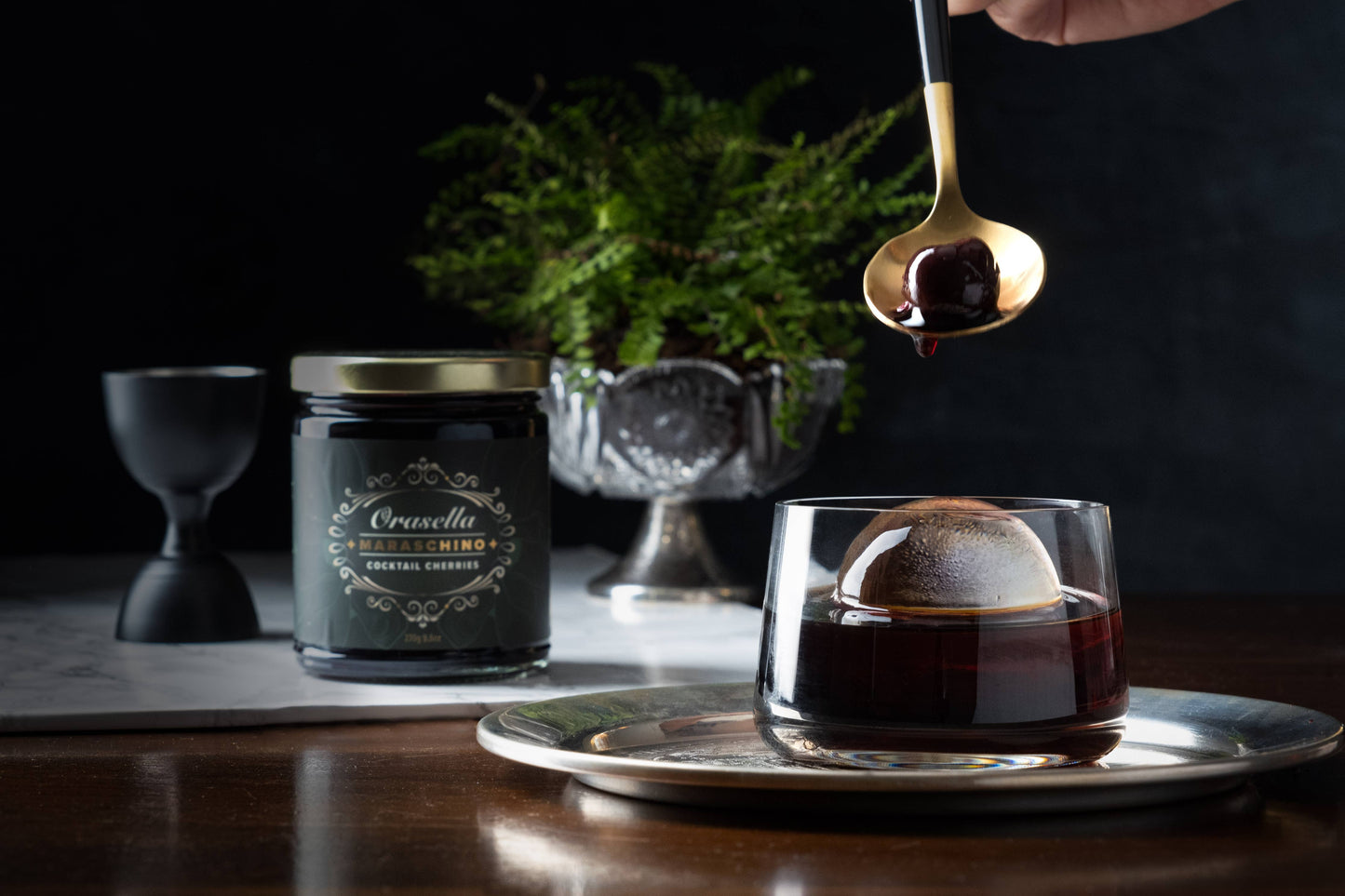 Orasella Cocktail Cherries - Cherries for Old Fashioned cocktails | Orasella | Dye-Free