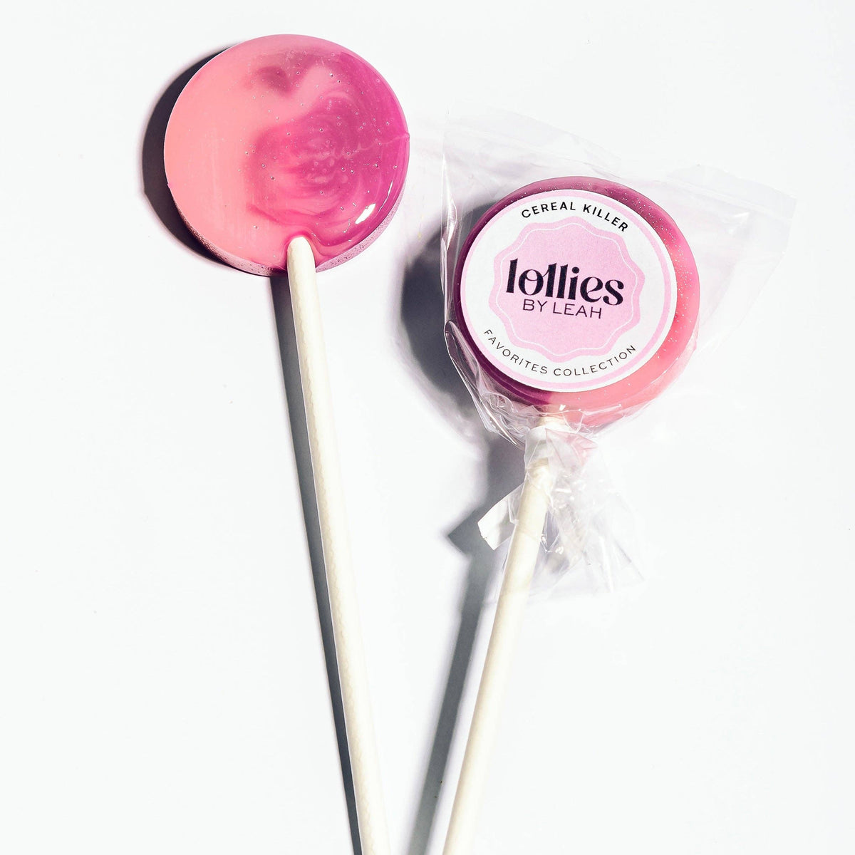 Lollies By Leah - Cereal Killer Lollipop (Fruit Loops, Crunch Berries & Cereal Milk)