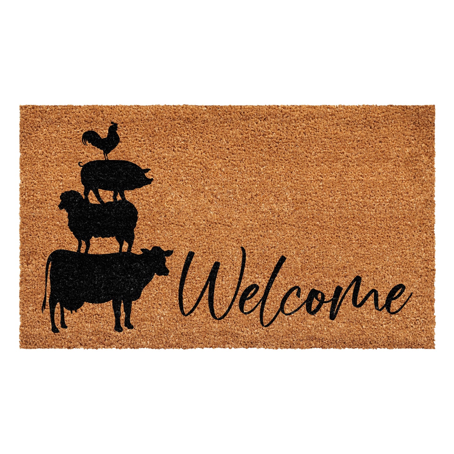 Calloway Mills - Farmhouse animals Doormat: 17 x 29