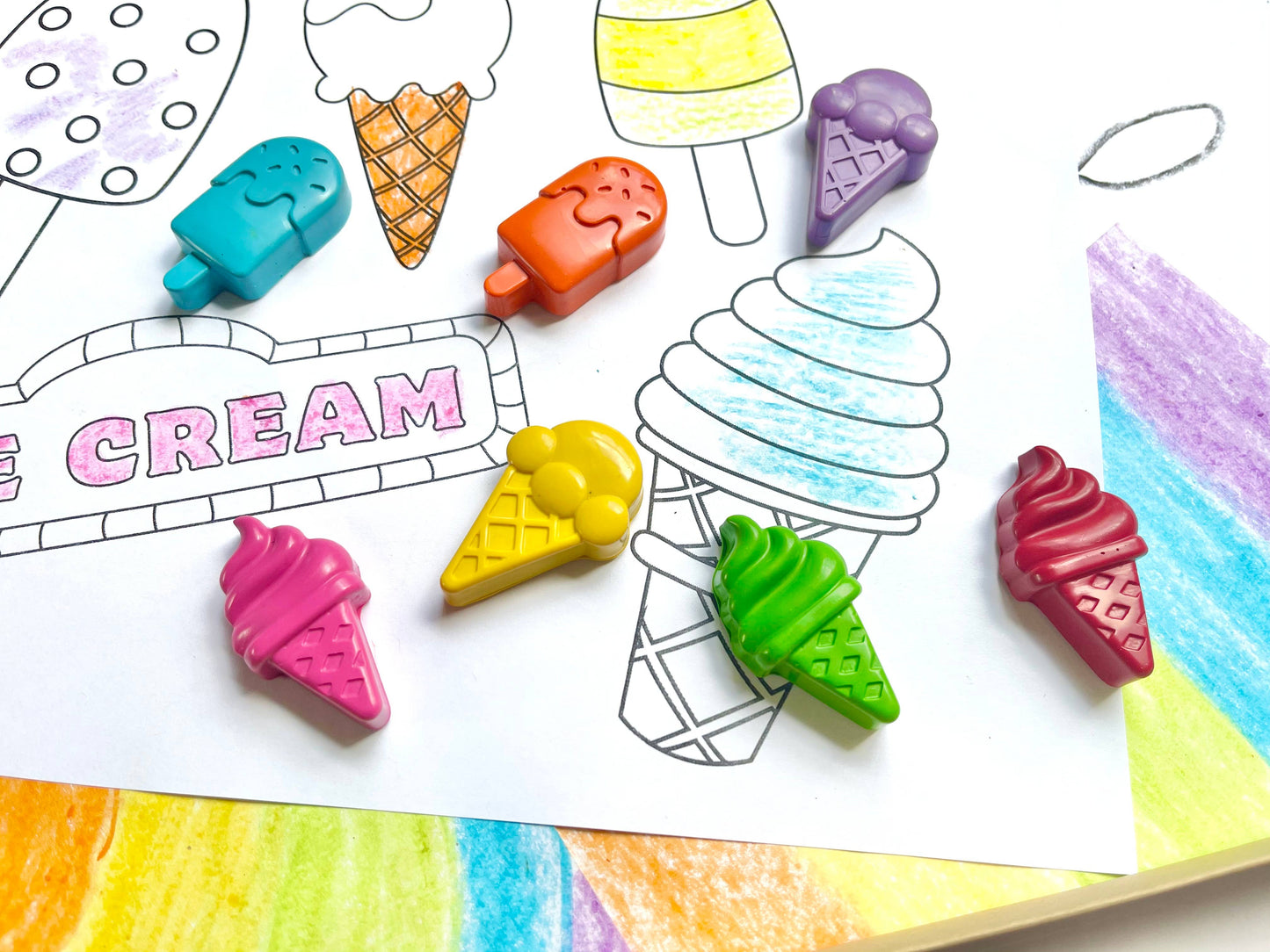 KagesKrayons - Ice Cream Crayons Gift Box