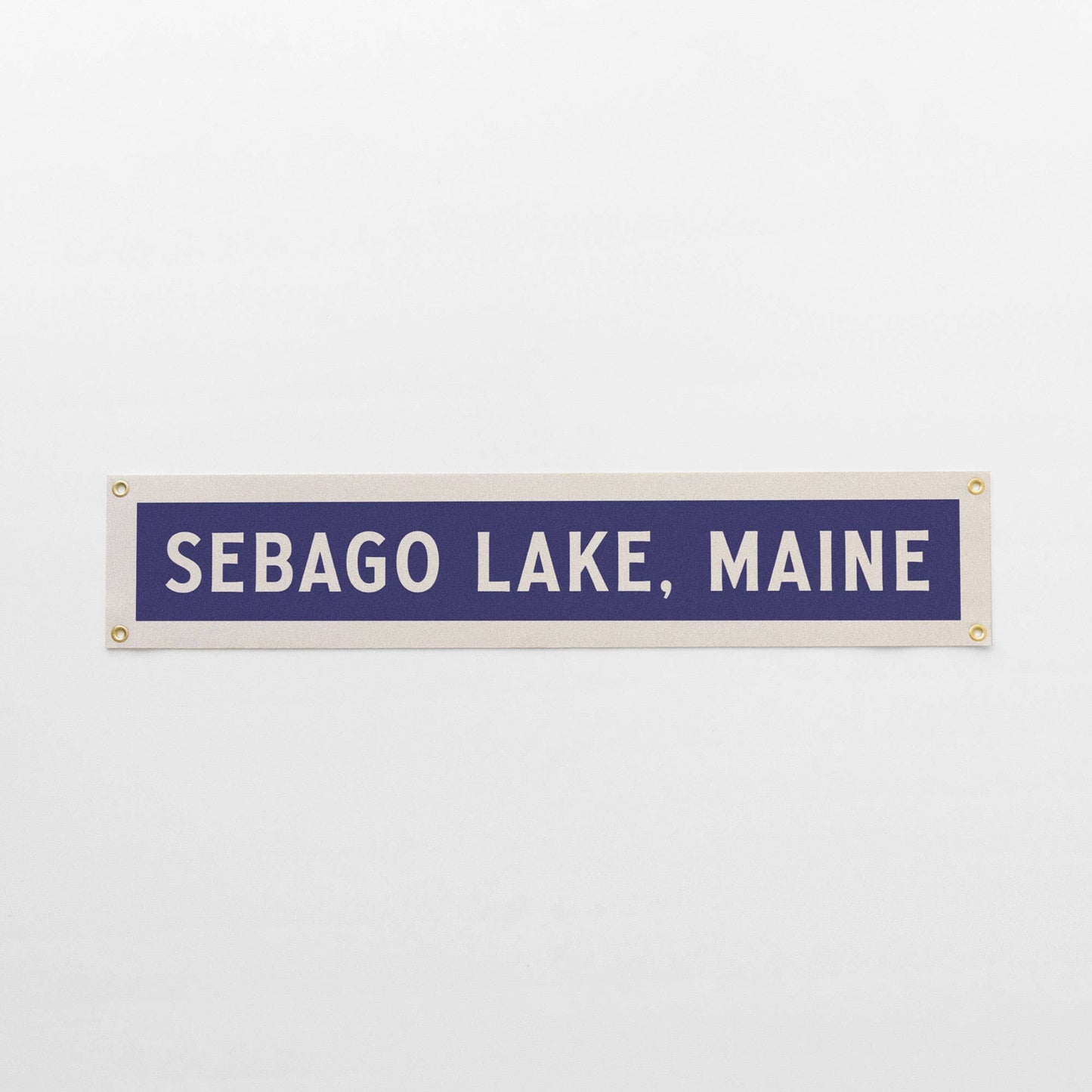 Benoit's Design Co. - Custom 8x40" Name Felt Banner: Black & Cream