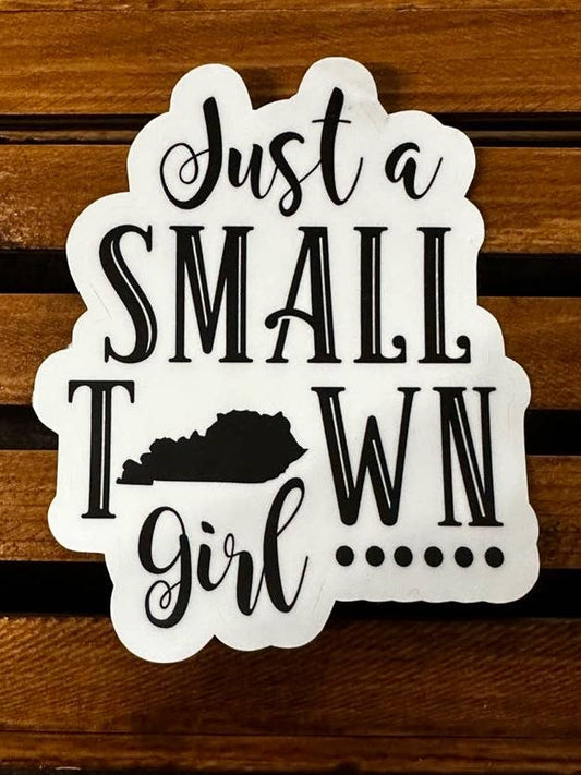 Sweet tea and Grace - Just A Small Town Girl- Custom WP Sticker