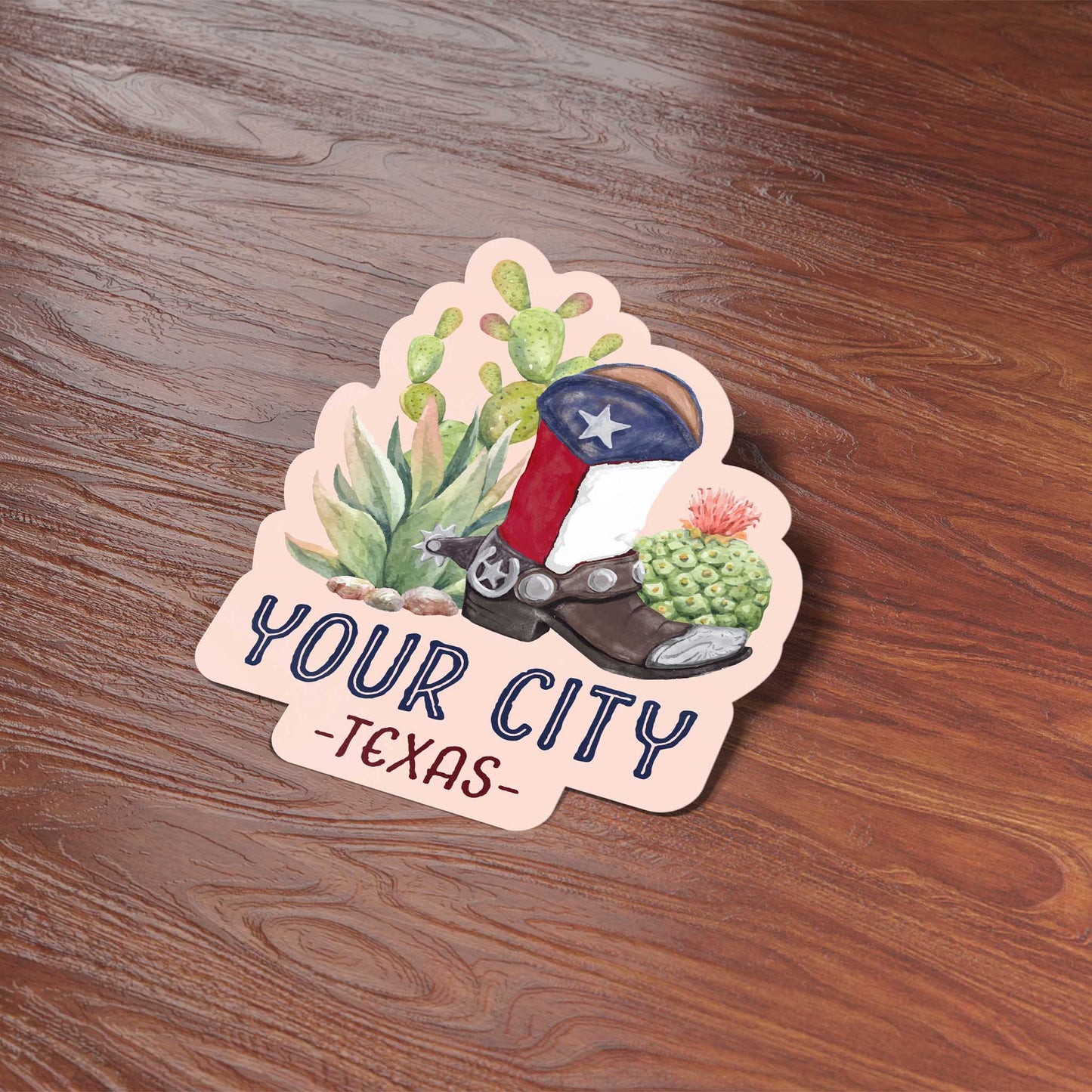 Sentinel Supply - Goldthwaite, Texas Cowboy Boot Sticker