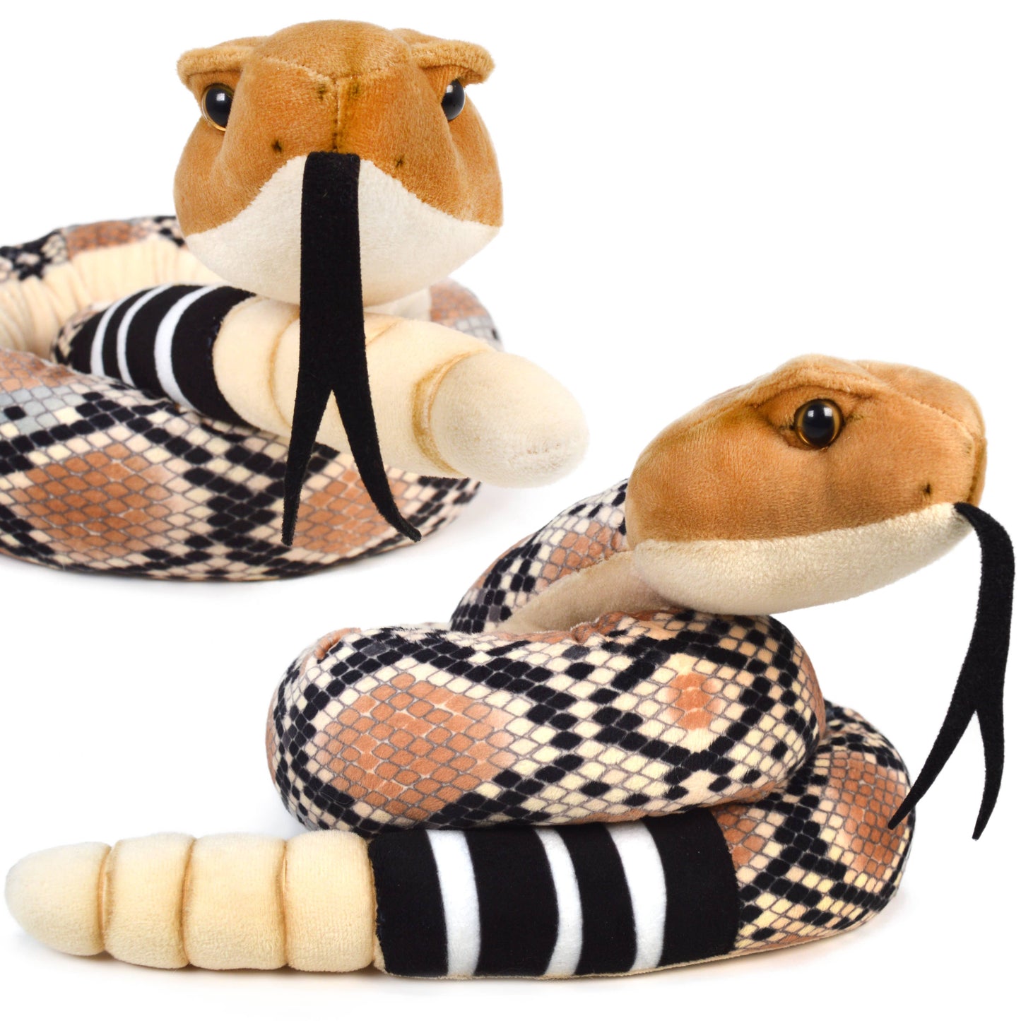 VIAHART Toy Co. - Rambo The Rattlesnake | 4.5 Foot Long Stuffed Animal Plush