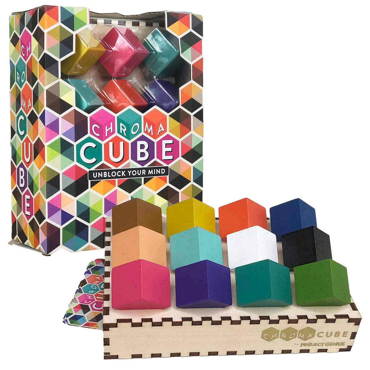 Project Genius - Chroma Cube - Single Player Logic Game
