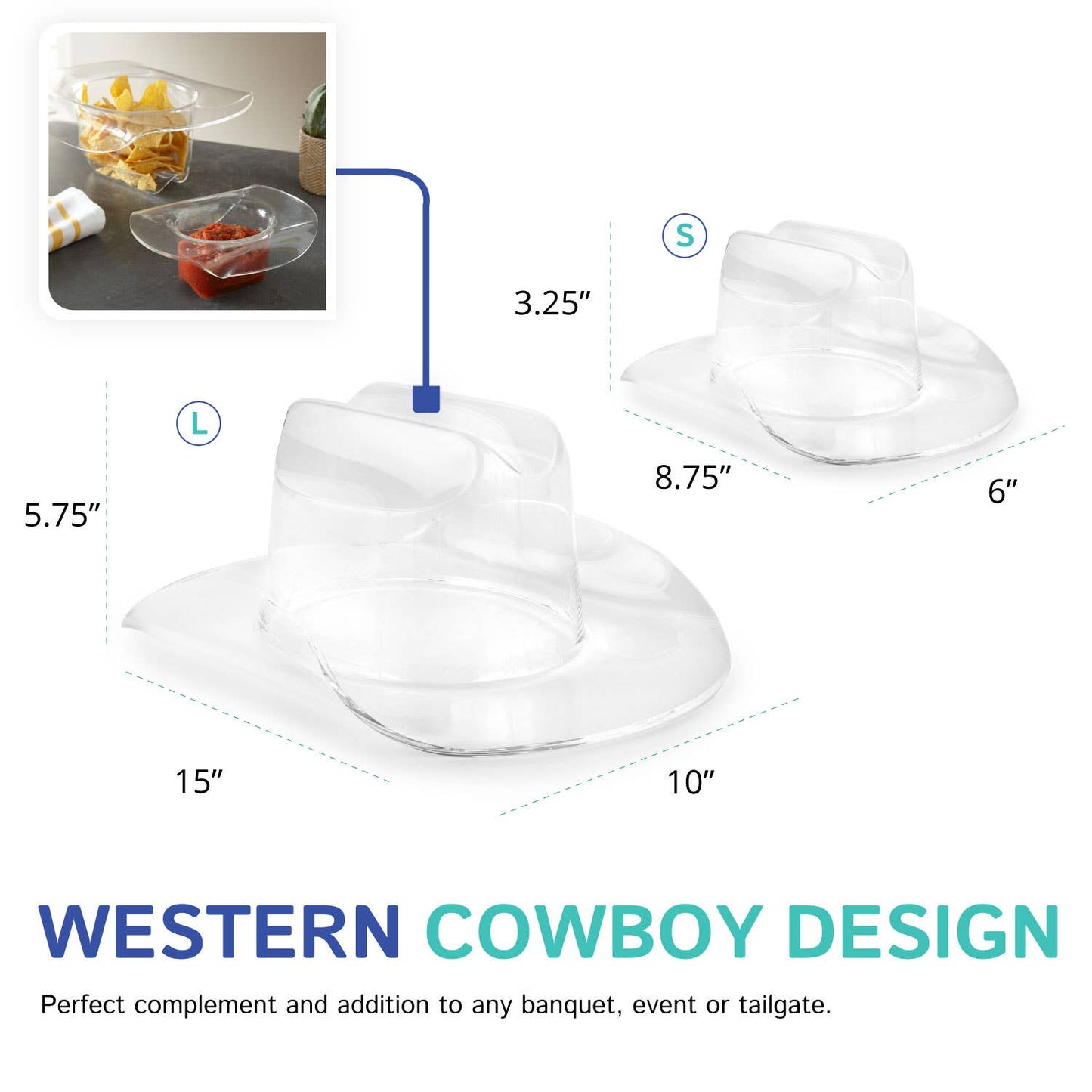 Huang Acrylic - Large Cowboy Hat