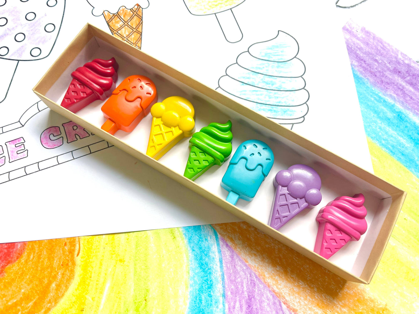 KagesKrayons - Ice Cream Crayons Gift Box