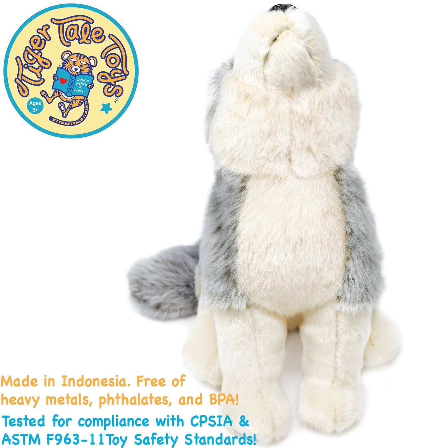 VIAHART Toy Co. - Wolcott the Wolf | 11 Inch Stuffed Animal Plush
