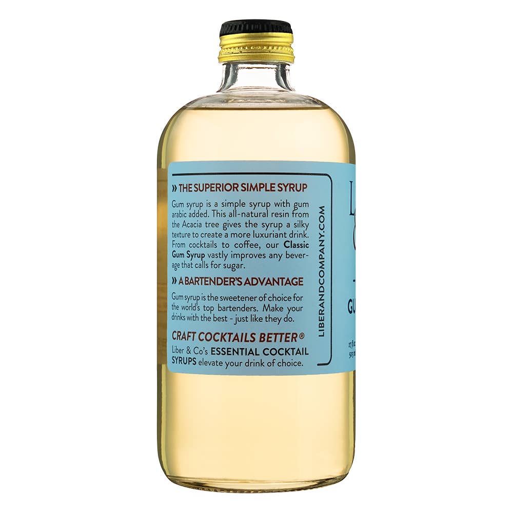 Liber & Co. - Classic Gum Syrup: 375 mL