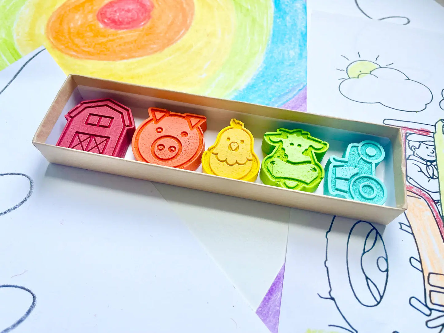 KagesKrayons - Farm Life Crayons Gift Box