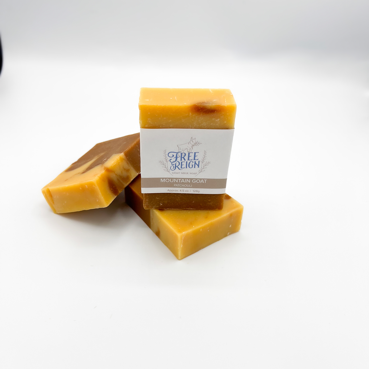 Free Reign Farm - All Natural Essential Oil Goat Milk Soaps (14 scents): Honeysuckle & Patchouli (Cowboy)