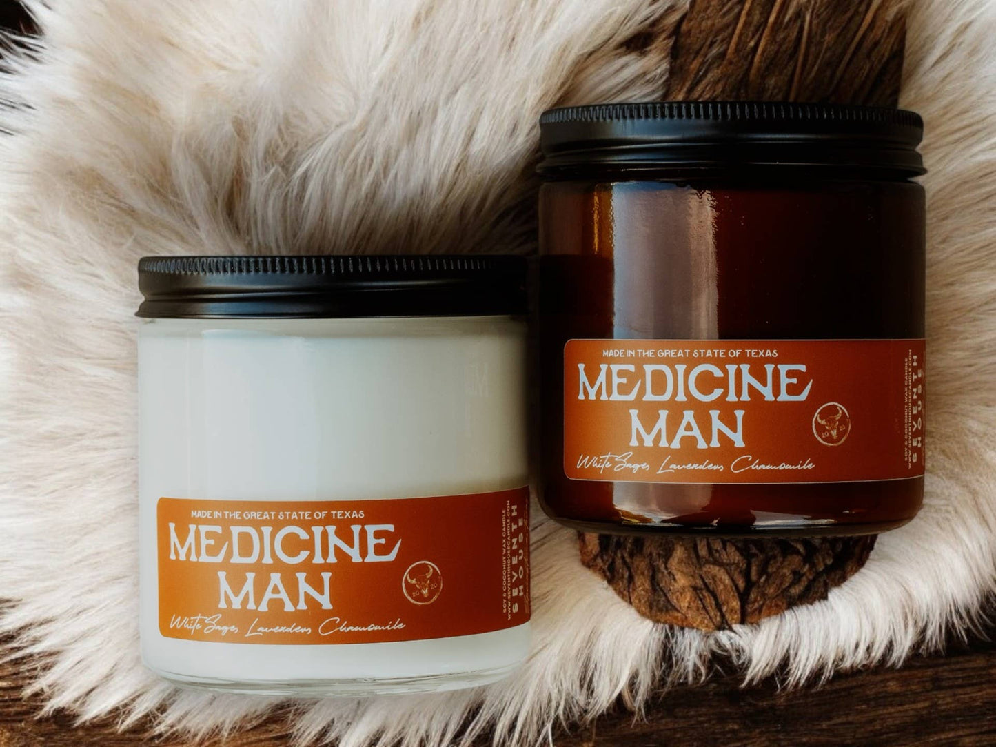 Seventh House Candle - MEDICINE MAN - Lavender & Sage Candle