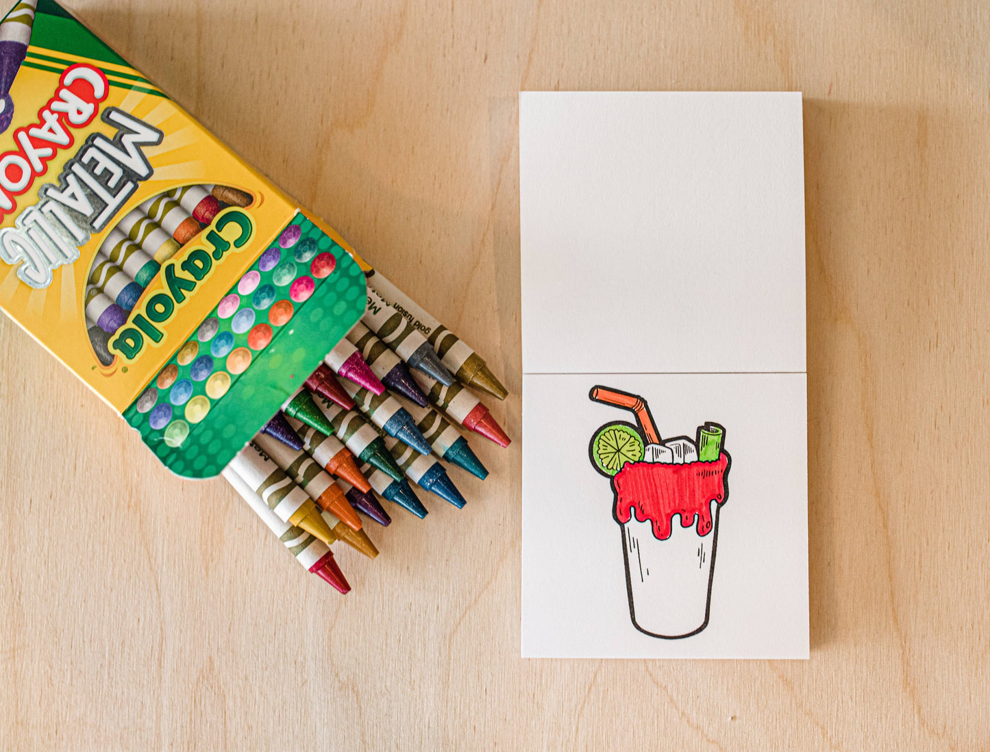 A Brighter Year - Tiny Texas Mini Coloring Book