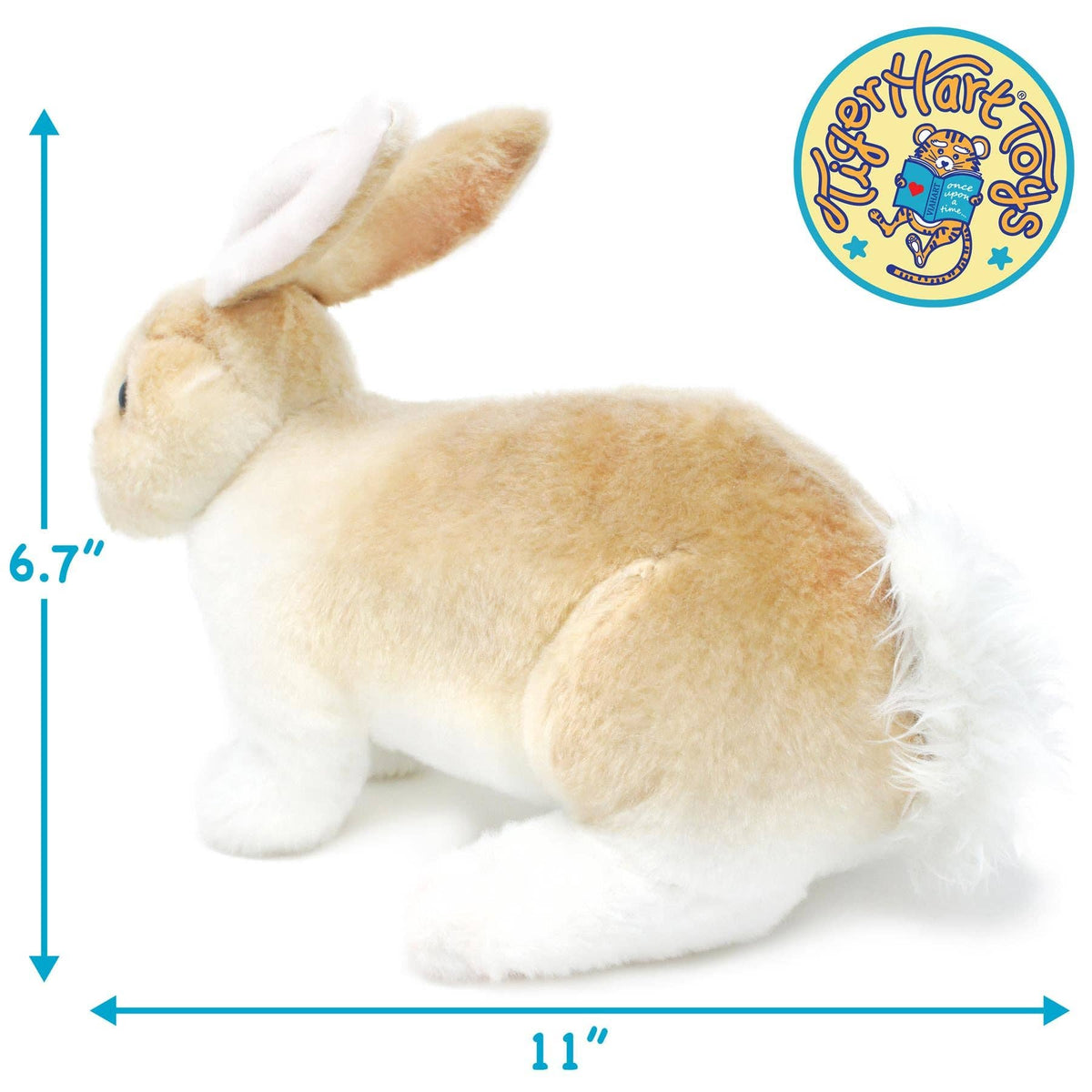 VIAHART Toy Co. - Ridley The Rabbit | 11 Inch Stuffed Animal Plush | By TigerHart Toys