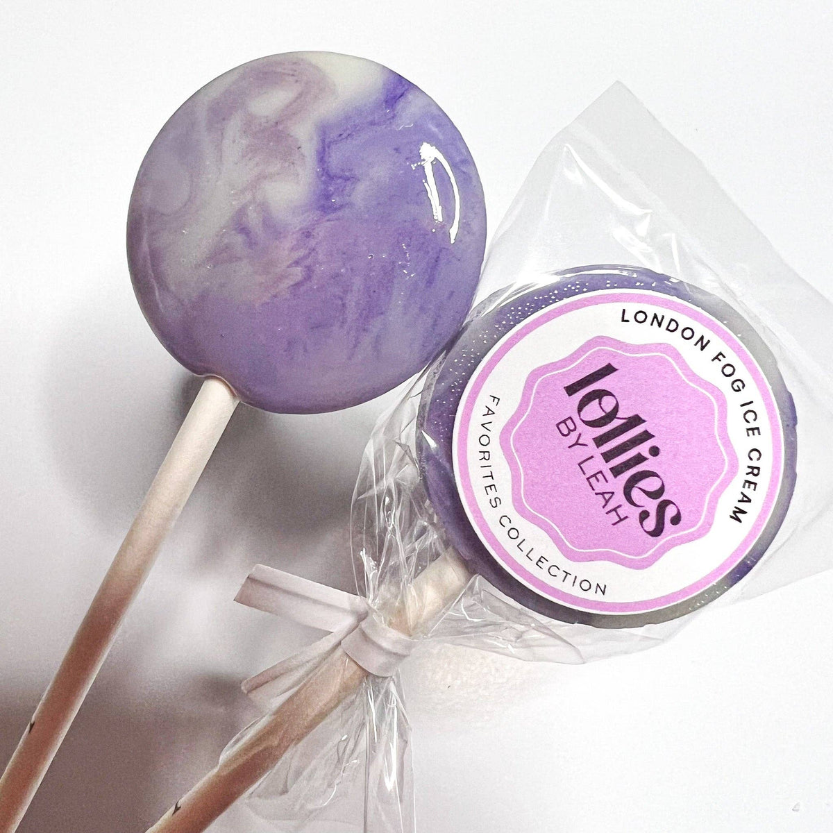 Lollies By Leah - London Fog Ice Cream Lollipop (Lavender Earl Grey + Sweet Vanilla Ice Cream)