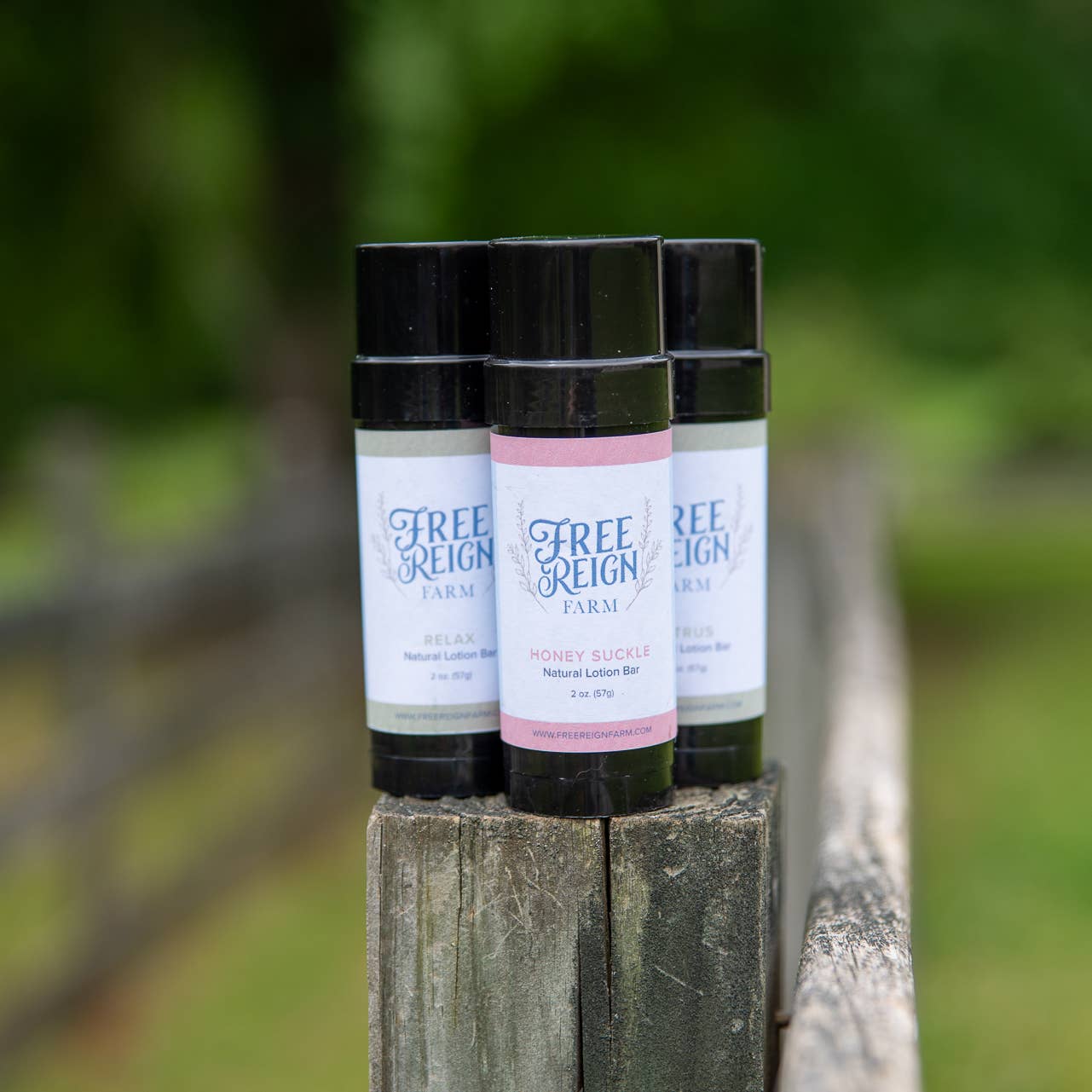 Free Reign Farm - Natural Lotion Bars with Essential Oils - New Label: Lavender