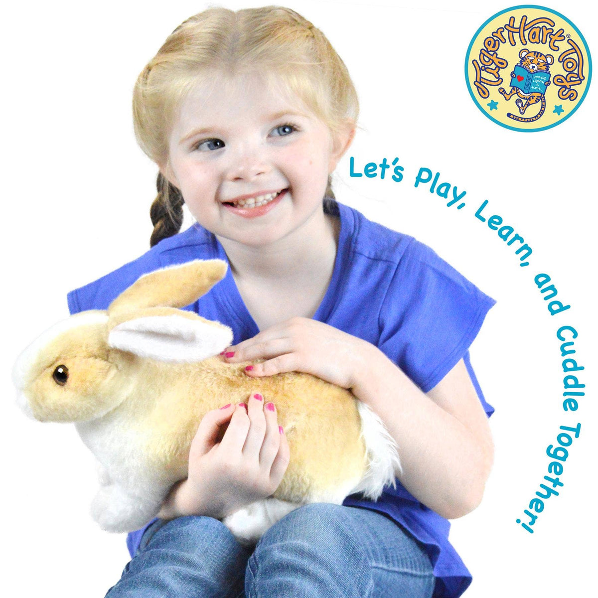 VIAHART Toy Co. - Ridley The Rabbit | 11 Inch Stuffed Animal Plush | By TigerHart Toys
