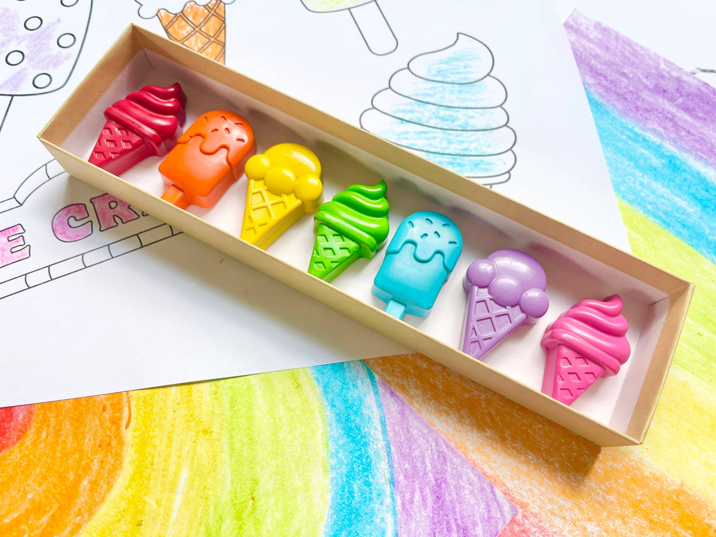 KagesKrayons - Ice Cream Crayons Gift Box