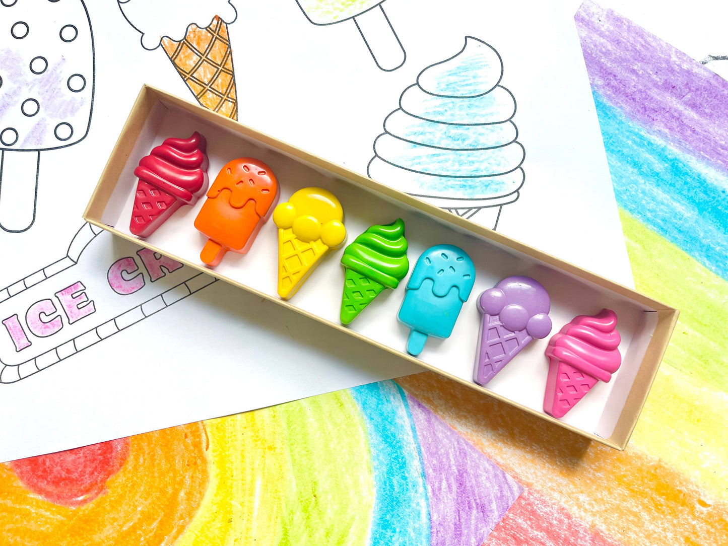 KagesKrayons - Ice Cream Crayons Gift Box