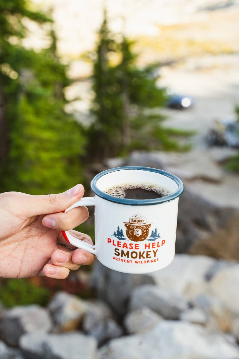 The Landmark Project - Please Help Smokey Enamelware Mug