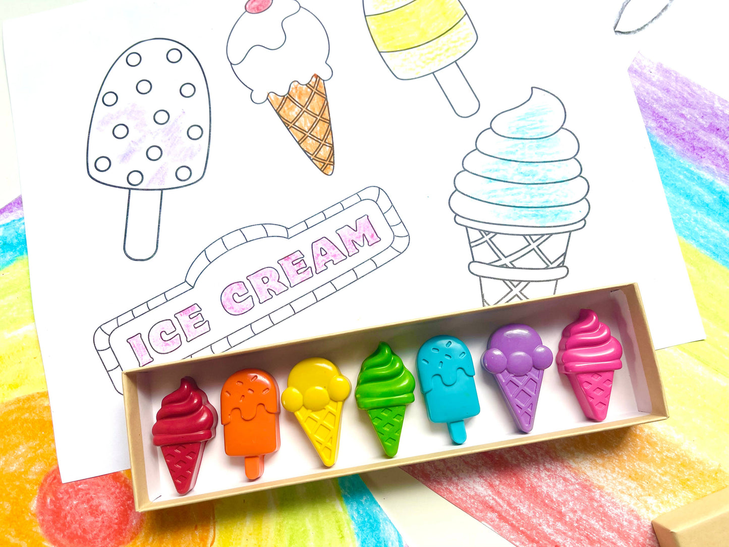 KagesKrayons - Ice Cream Crayons Gift Box