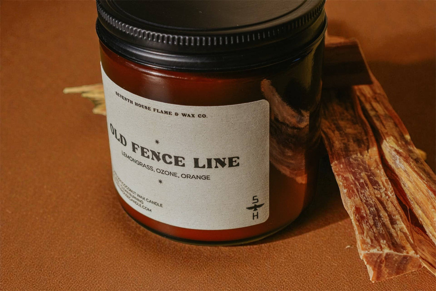 Seventh House Candle - OLD FENCE LINE - Lemongrass, Ozone & Orange Candle