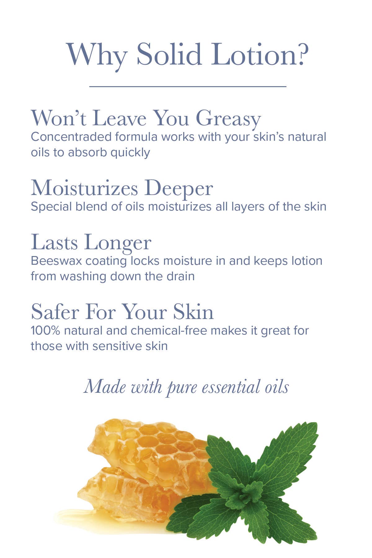 Free Reign Farm - Natural Lotion Bars with Essential Oils - New Label: Lavender
