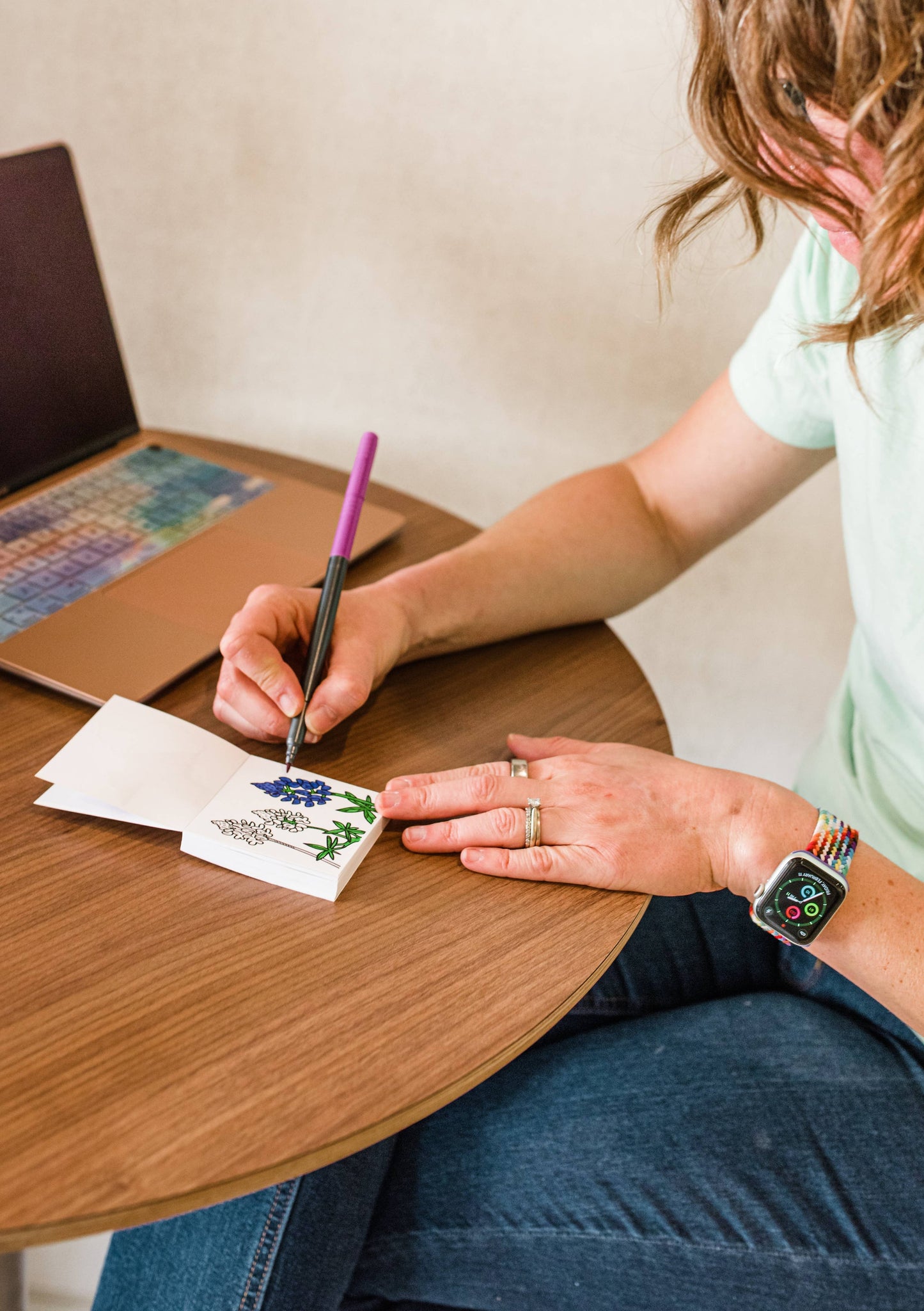 A Brighter Year - Tiny Texas Mini Coloring Book