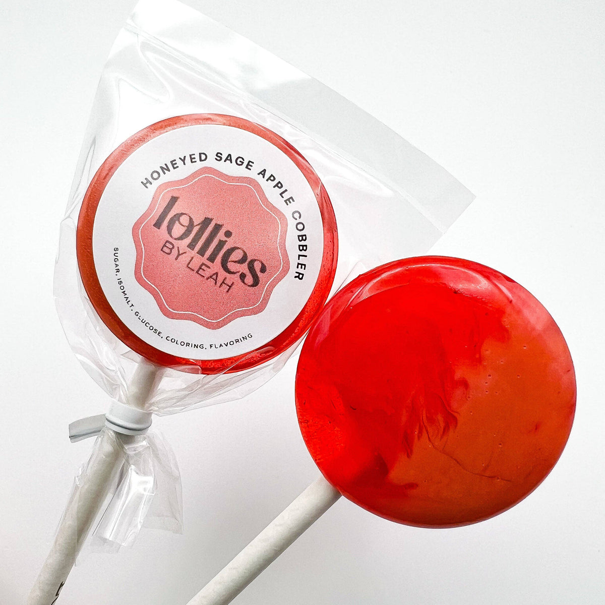 Lollies By Leah - Honeyed Apple Sage Cobbler Lollipop