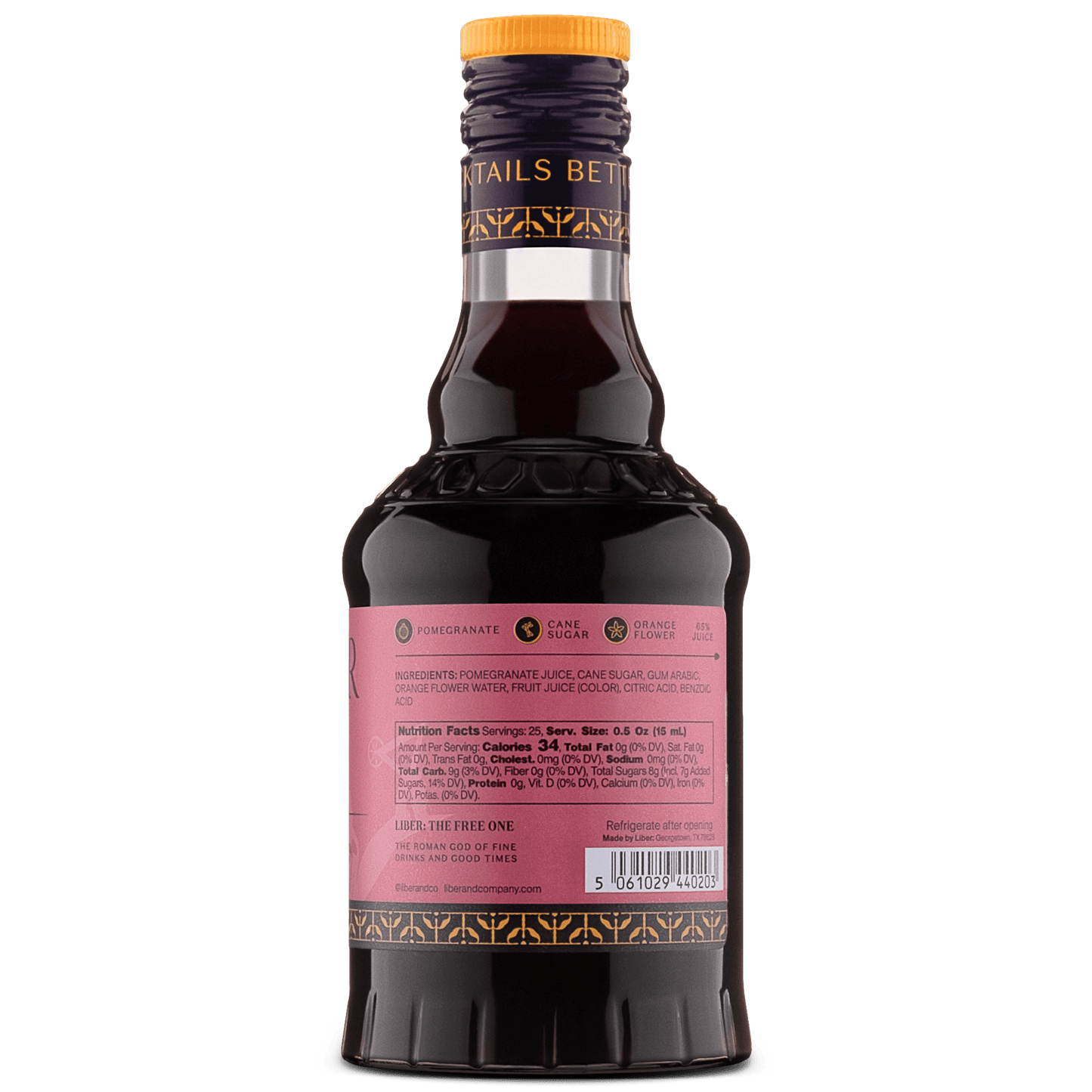 Liber & Co. - Real Grenadine: 375 mL