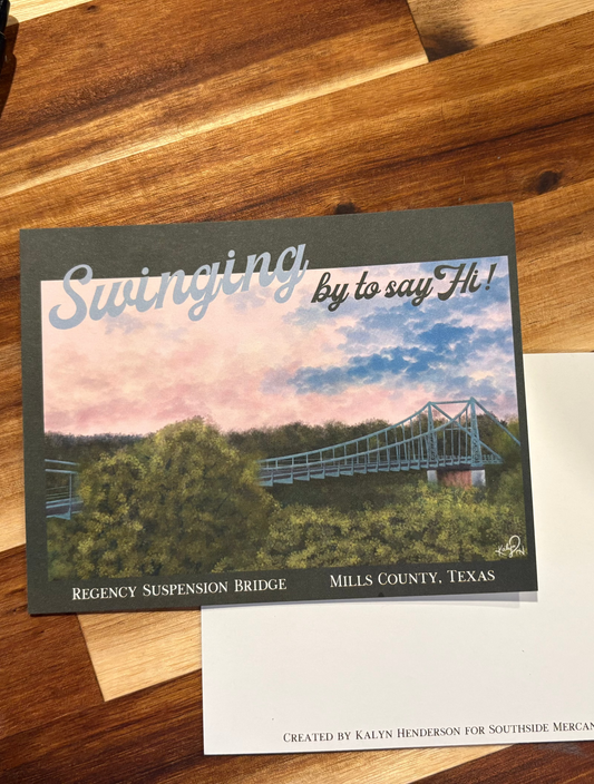 Swinging By to Say Hi Postcards