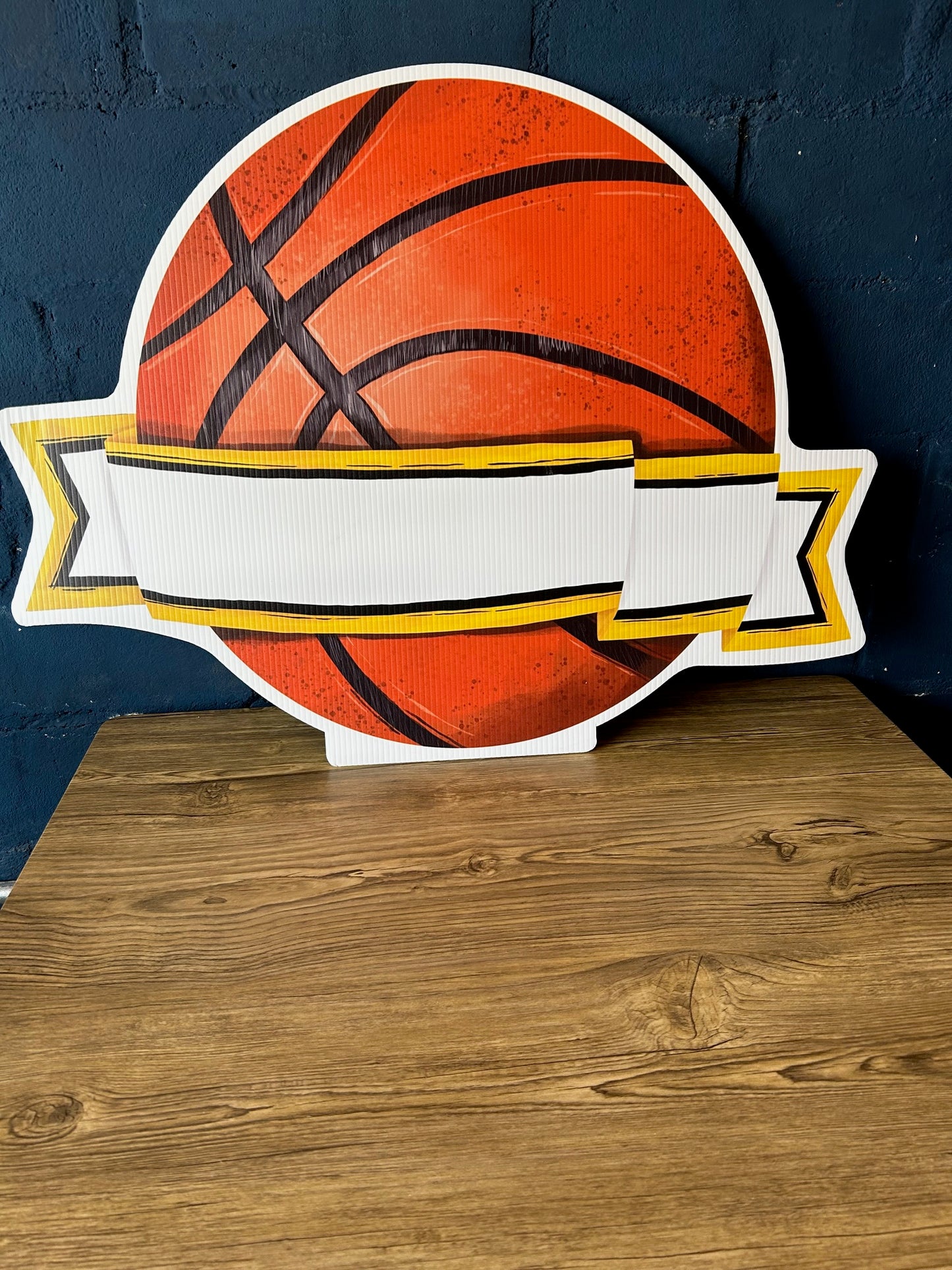 Songbird Grove Collection - Basketball with Black and Yellow Ribbon