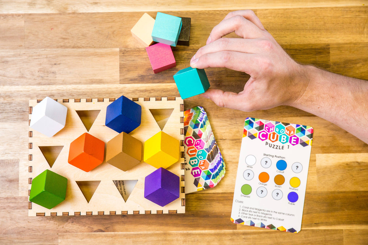 Project Genius - Chroma Cube - Single Player Logic Game