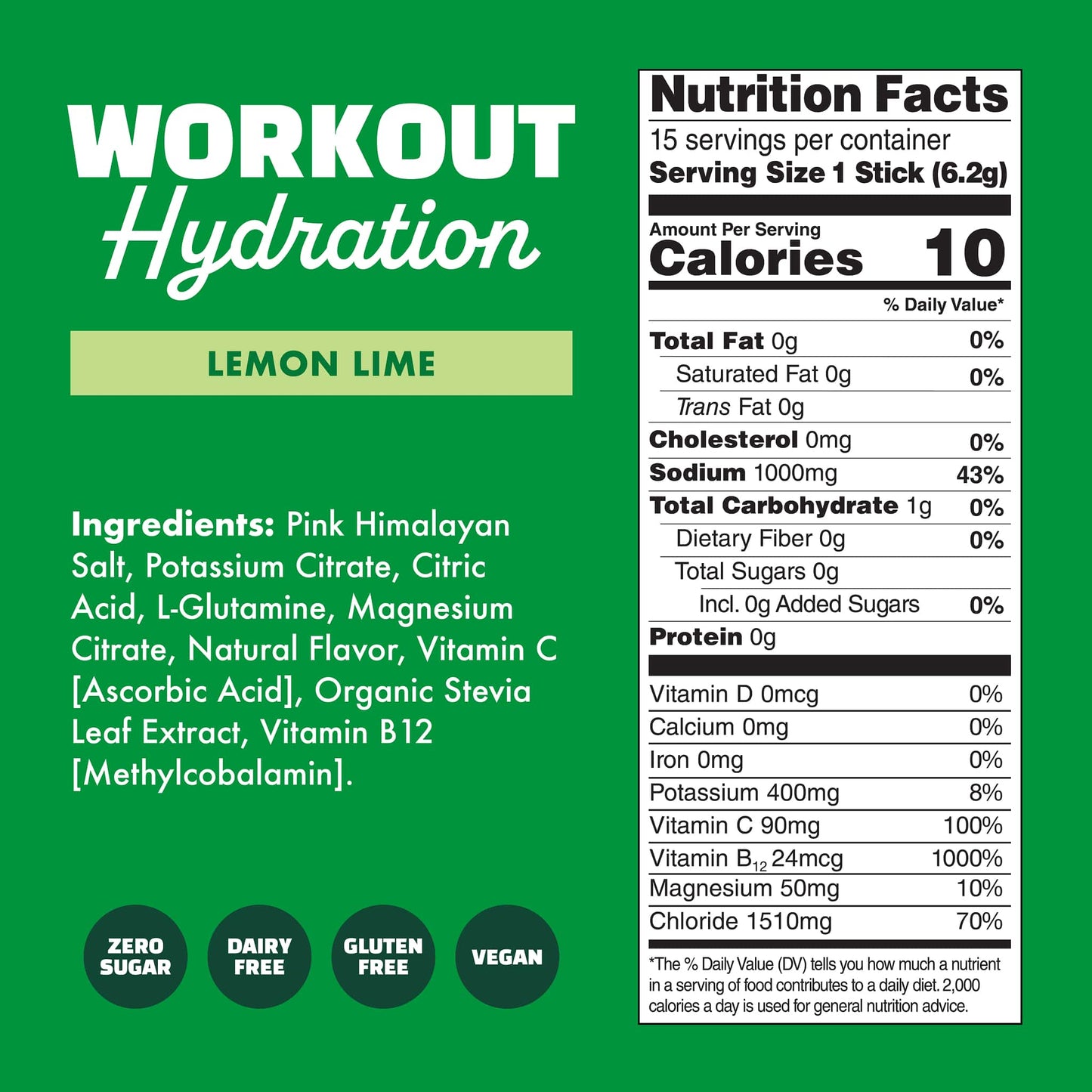 Waterboy - Workout Hydration: Strawberry Lemonade / 15pk