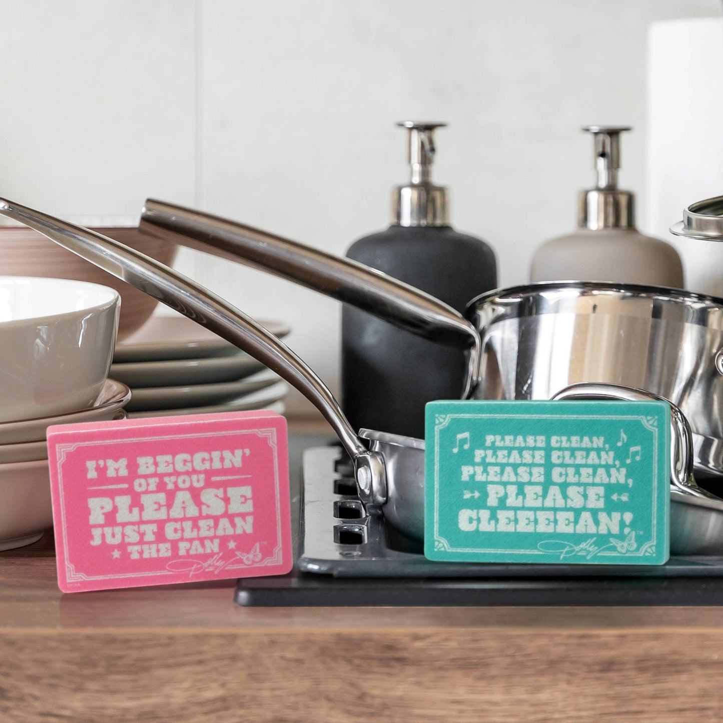 Fred & Friends - Dolly Parton Jolene Kitchen Sponges, Set of 2