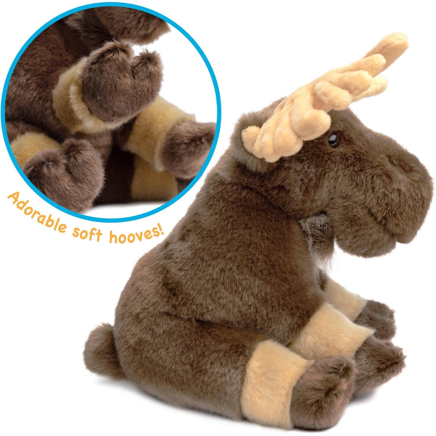 VIAHART Toy Co. - Martin The Moose | 10.5 Inch Stuffed Animal Plush