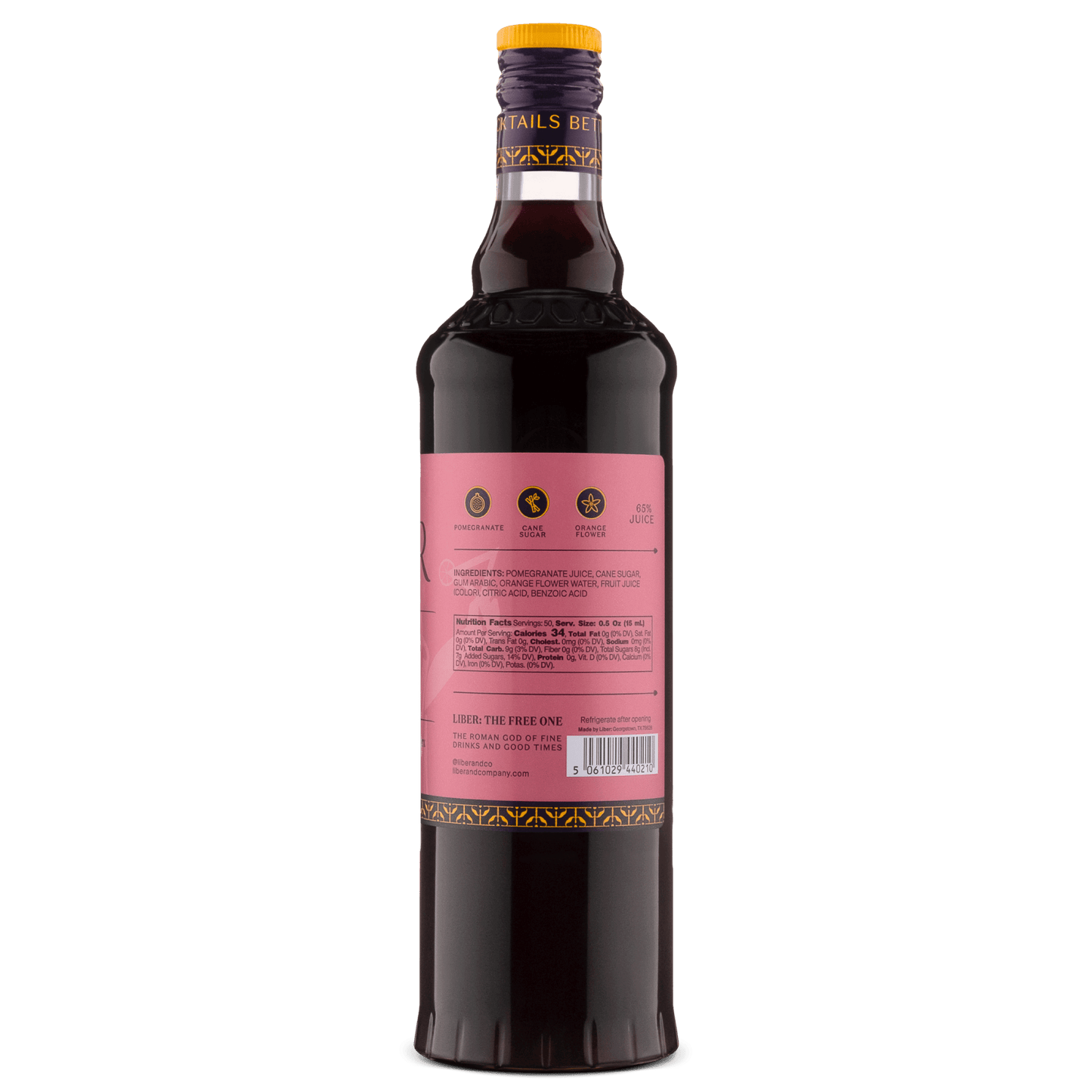Liber & Co. - Real Grenadine: 375 mL