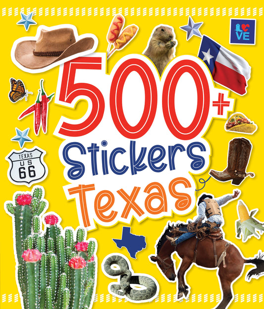 Sourcebooks - 500 Stickers: Texas