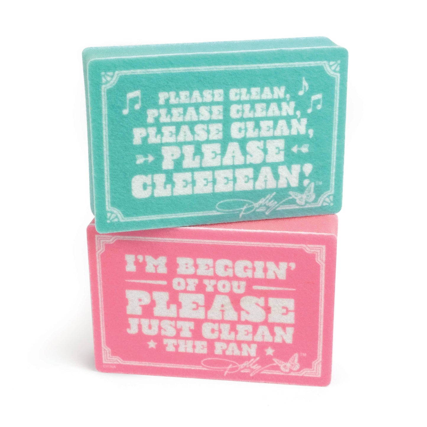 Fred & Friends - Dolly Parton Jolene Kitchen Sponges, Set of 2