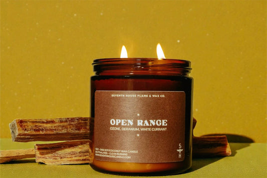 Seventh House Candle - OPEN RANGE - Ozone, Geranium & White Currant Candle