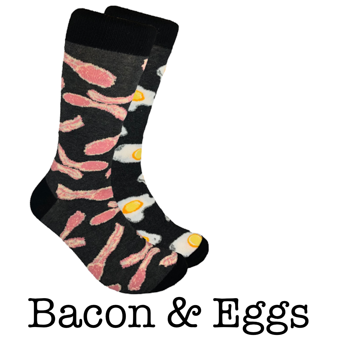 Threaded Pear - CRAZY sockS Bacon & Eggs