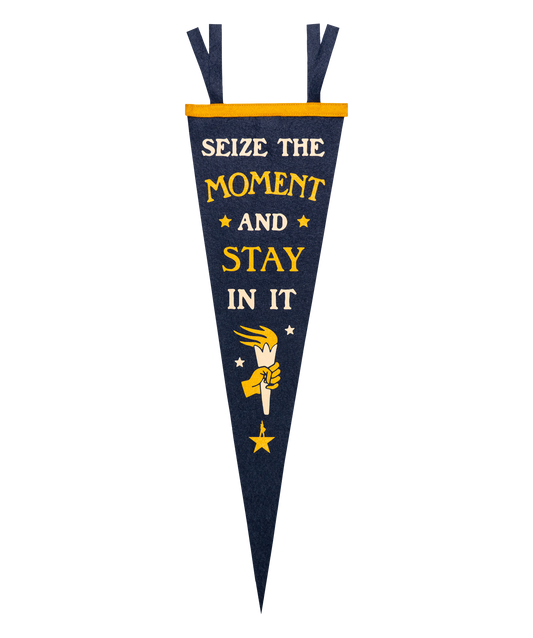 Oxford Pennant - Seize the Moment Pennant • Hamilton x Oxford Pennant