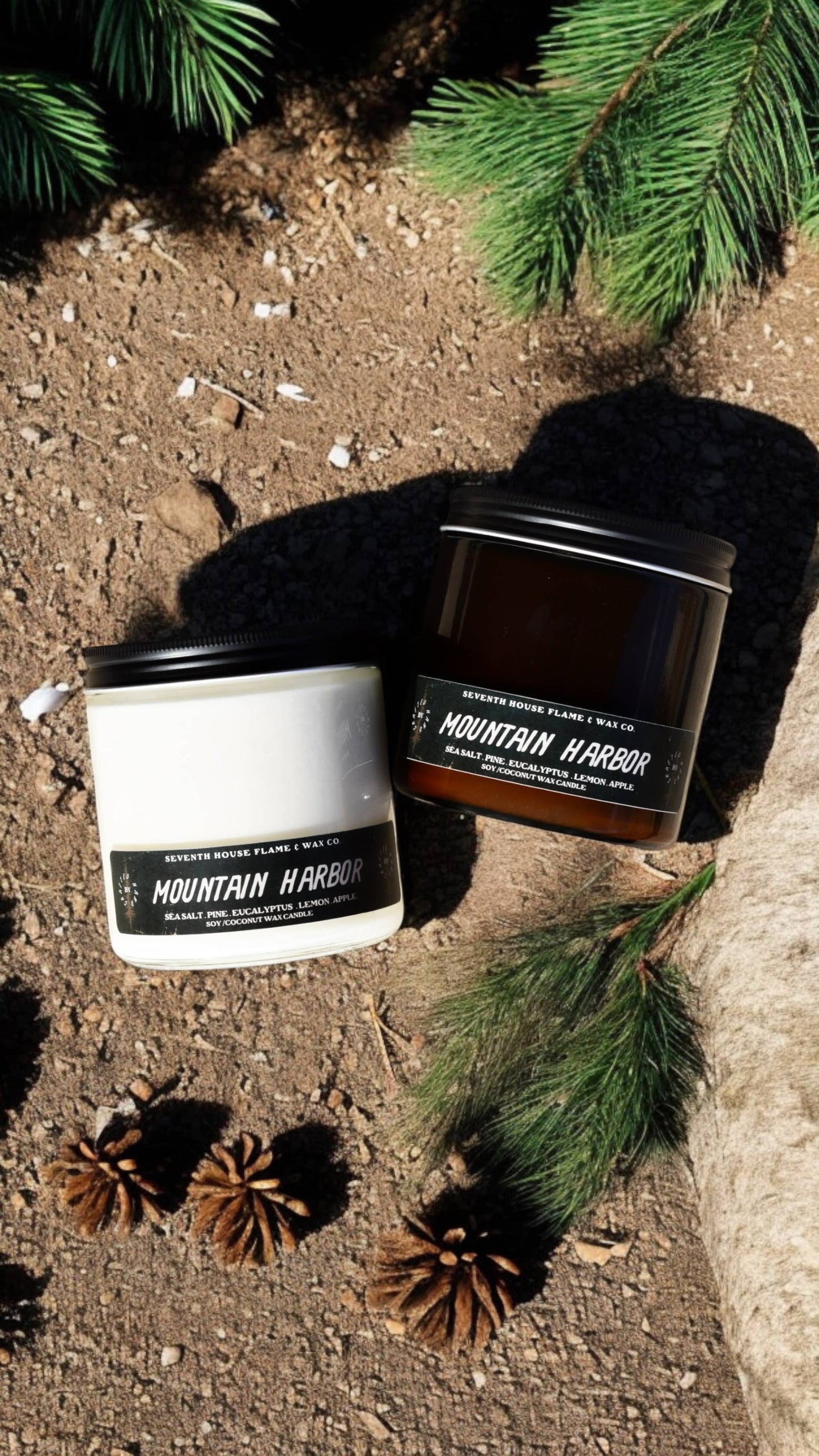 Seventh House Candle - MOUNTAIN HARBOR - Pine, Lemon & Eucalyptus Candle
