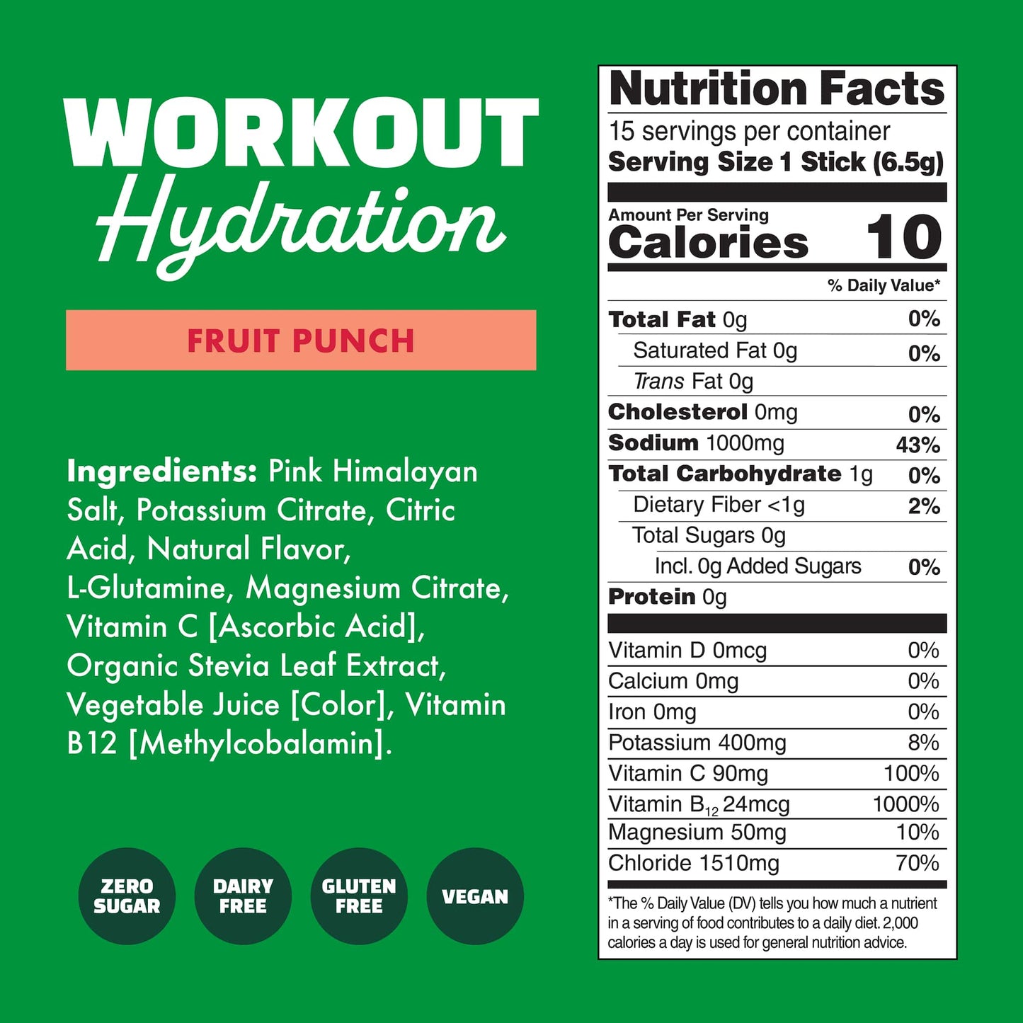Waterboy - Workout Hydration: Strawberry Lemonade / 15pk