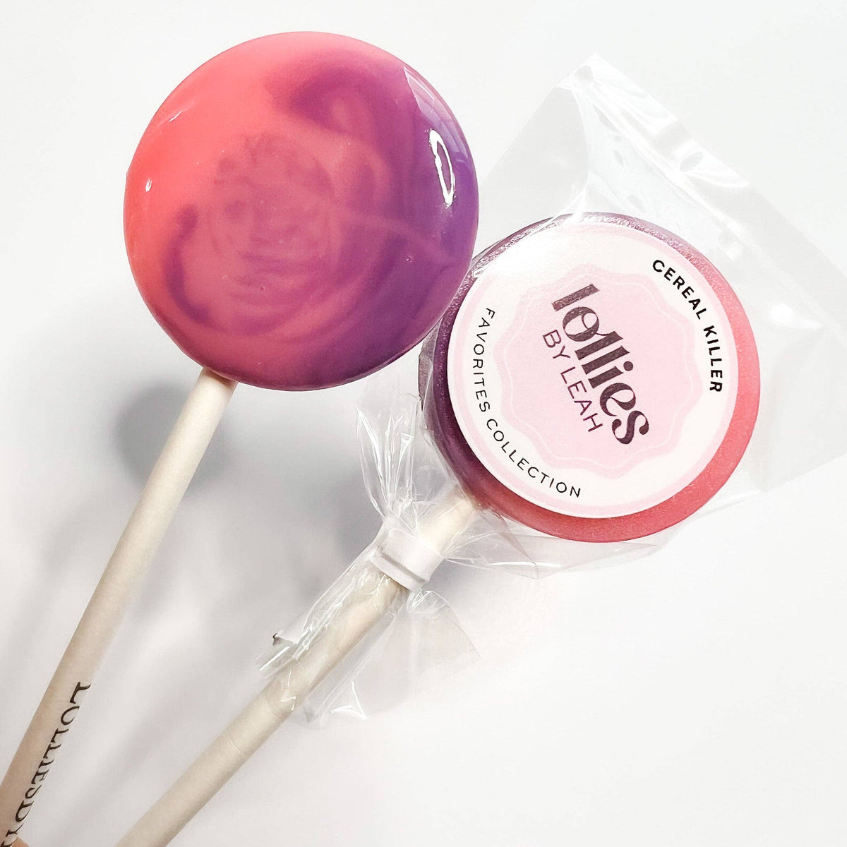 Lollies By Leah - Cereal Killer Lollipop (Fruit Loops, Crunch Berries & Cereal Milk)